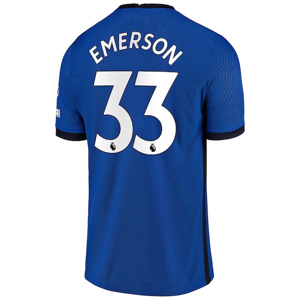 Camiseta Chelsea NO.33 Emerson Replica Primera Ropa 2020/21 Azul